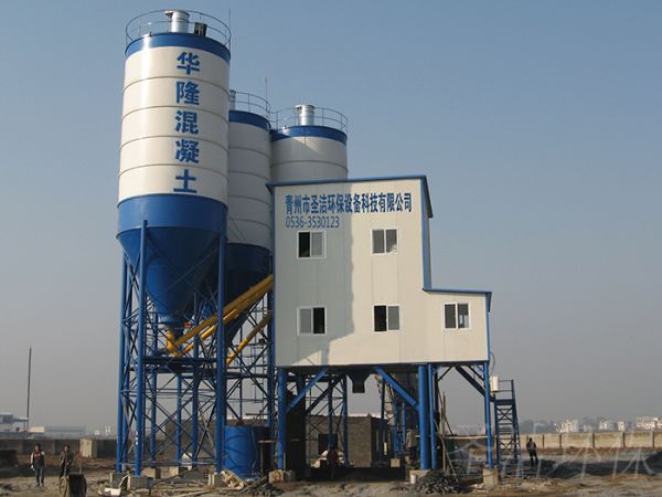 混凝土攪拌站現(xiàn)場(chǎng)設(shè)備安裝圖